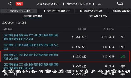 专家揭秘：如何安全存储TRX资产的独家秘诀